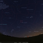 Position de la comète Lovejoy pour le 6 décembre 2013 à 6h00 TU (7h00 heure légale en Europe continentale)