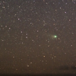 La comète Neat vue par Jimmy Westlake le 5 mai dernier. Pose de 3 minutes.