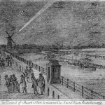 La grande comète de 1769 au-dessus d'Amsterdam