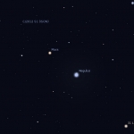 Ison alignée avec Mars et Régulus