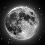 Ce montage d’images vous montre quelque chose que vous ne verrez pas souvent : une éclatante pleine Lune environnée d’étoiles. En réalité, le clair de Lune ne laisse voir que les plus brillantes étoiles, et il en va de même pour les météores.