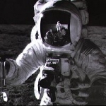 L’astronaute Pete Conrad en novembre 1969 à la surface de la Lune, un lieu particulièrement exposé aux radiations en provenance du Soleil