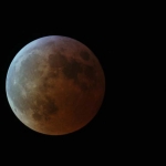 L'éclipse de Lune du 3 mars 2007 photographiée depuis la ville allemande de Trèves