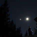 Une précédente conjonction entre la Lune et Vénus