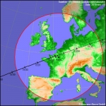 Trace au sol du passage de la Station spatiale internationale du jeudi 29 novembre 2018