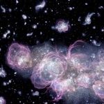 Un feu d’artifice cosmique a-t-il salué la naissance de l’Univers ?  Pour une fois,  c’est le bouquet final qui aurait ouvert le bal…