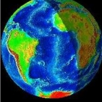 Simulation de l'image de la Terre vue par la Lune au moment des observations du 20 décembre 2001 au soir