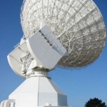 L'antenne de 35 mètres de diamètre de Cebreros (Espagne)