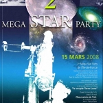 Affiche de la 2eme Mega Star Party d'île de France