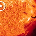 Le film de l'éruption solaire du 7 juin