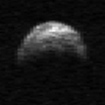 l'asteroide geocroiseur 2005 YU55 observé au radar lors d'un précédent passage en avril 2010