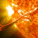 Eruption solaire
