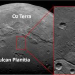 La plaine Vulcania sur Charon, satellite de Pluton, vue par l'instrument LORRI de New Horizons en 2015