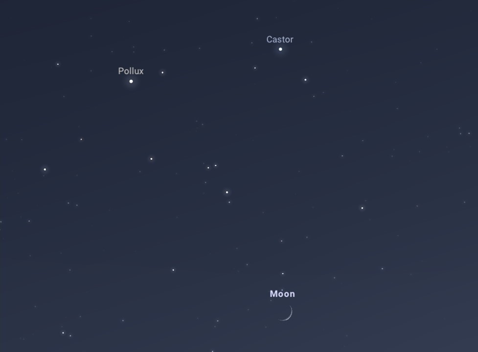 Aspect du ciel le 29 mai 2025 vers 22h30 au-dessus de l\'horizon ouest
