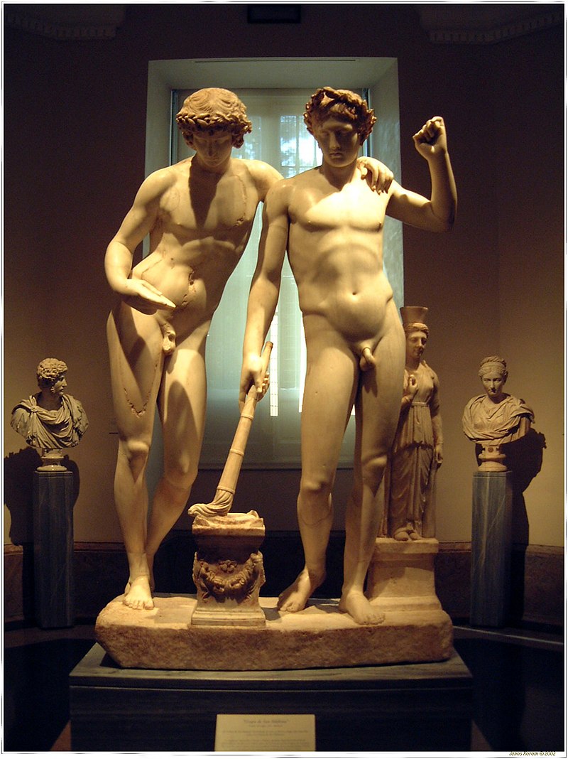 Groupe romain représentant Castor et Pollux, vers 10 av. J.-C.