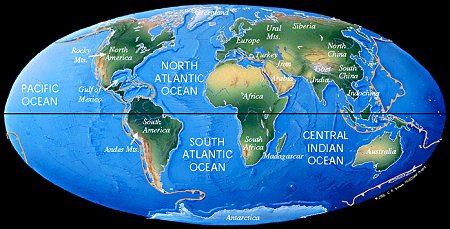 Les masses continentales terrestres se trouvent plus au nord de l\'équateur qu\'au sud, mais il n\'en a pas toujours été ainsi