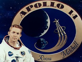 Stuart Roosa, pilote du module de commande de la mission lunaire Apollo 14, janvier 1971