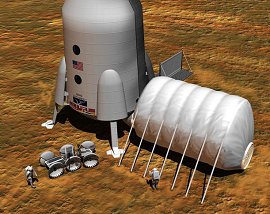 Les astronautes qui installeront le premier campement sur Mars auront besoin de protections contre les radiations