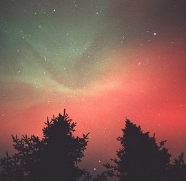 L’astrophotographe Dominic Cantin a réalisé cette image à soixante kilomètres de Quebec, au Canada, le 7 septembre 2002 L’astrophotographe Dominic Cantin a réalisé cette image à soixante kilomètres de Quebec, au Canada, le 7 septembre 2002