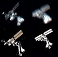 Armé d’un télescope de 150 mm de diamètre et d’une caméra numérique bon marché, Tom Gwylin, de Bellevue, Washington, a capturé ces images de la navette Atlantis arrimée à l’ISS le 13 octobre 2002