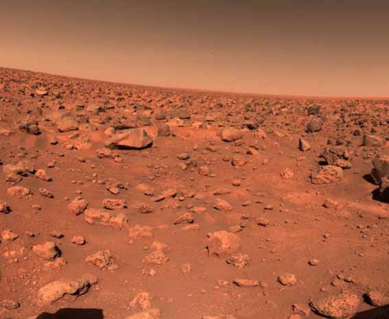Les environs du site d’atterrissage de Viking 2 sur Mars