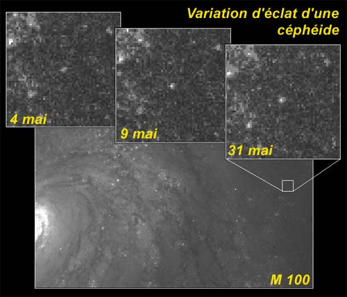 Les étoiles variables de type céphéide aident les astronomes à calculer les distances des lointaines galaxies. 