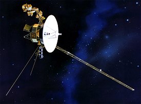 Vue d’artiste de la sonde Voyager 1