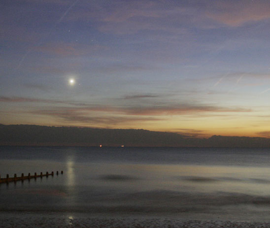 Vénus à la plage, le 19 novembre 2005