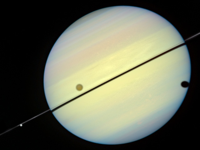 Un transit semblable vu au milieu des années 1990 par Hubble