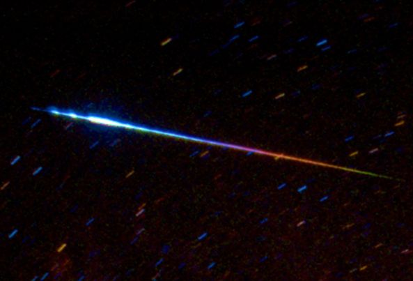 Un bolide des Perséides immortalisé il y a tout juste 20 ans, en 1993