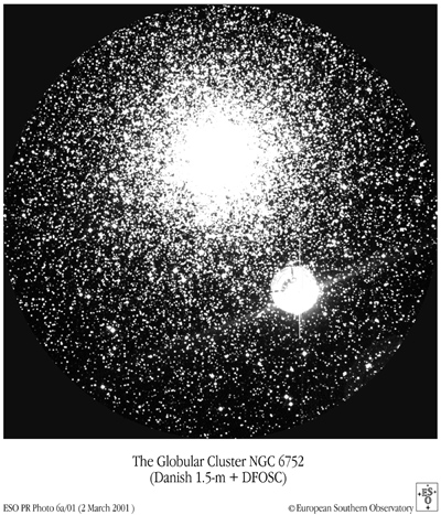 L’amas globulaire NGC 6752. Plusieurs centaines de milliers d’étoiles confinées dans un espace plus petit que le systeme solaire.