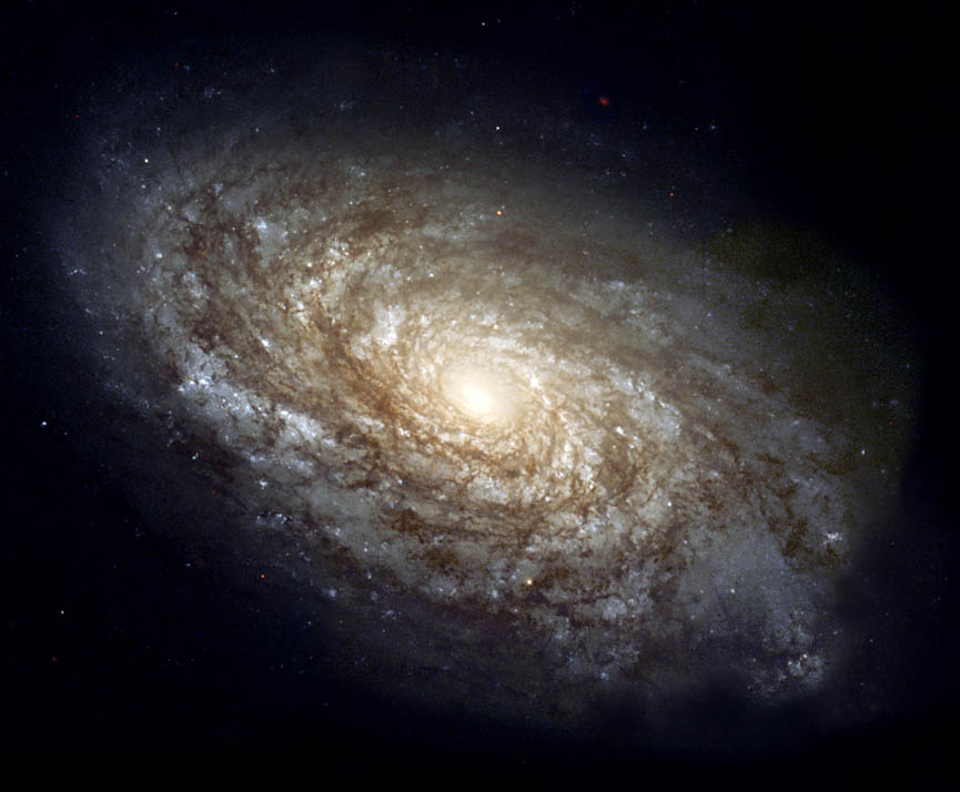 La galaxie spirale NGC4414 située à 60 millions d\'années lumière de la nôtre