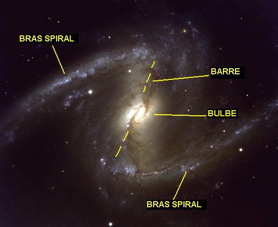 La galaxie spirale NGC1365 dans la constellation du Fourneau, vue par le Very Large Telescope