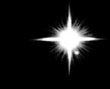 Sirius plein phares.<br> Située à 8,6 années lumière, elle est l\'étoile la plus brillante du ciel nocturne. Dans le secteur sud-est de l\'image, on distingue un point blanc: c\'est Sirius B, la compagne naine blanche de Sirius.