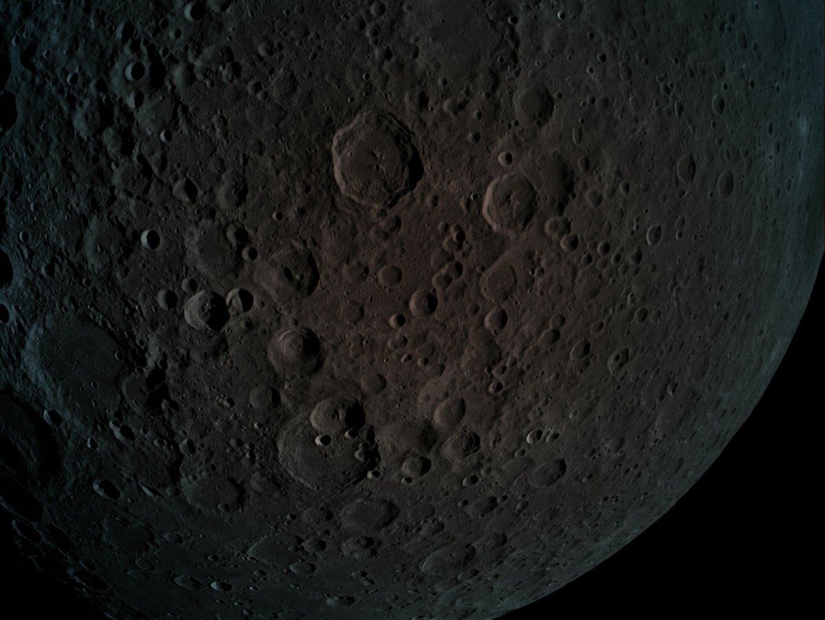 La face cachée de la Lune vue par Beresheet