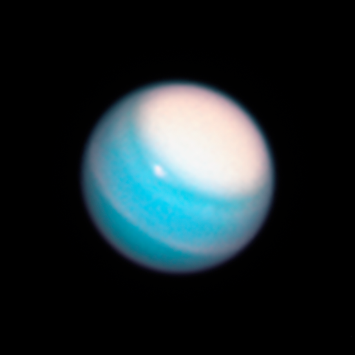 Uranus vue par Hubble en 2018