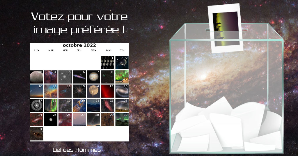 Votez pour les APOD d\'octobre 2022